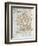 Medieval France Old Map (10th - 14th Century)-marzolino-Framed Premium Giclee Print