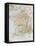 Medieval France Old Map (10th - 14th Century)-marzolino-Framed Stretched Canvas