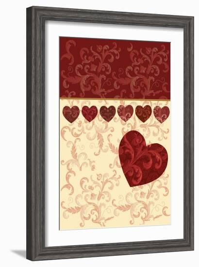 Medieval Hearts 03-Maria Trad-Framed Giclee Print