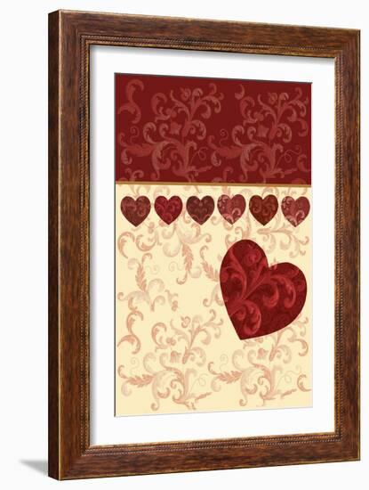 Medieval Hearts 03-Maria Trad-Framed Giclee Print