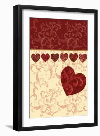 Medieval Hearts 03-Maria Trad-Framed Giclee Print