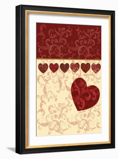 Medieval Hearts 03-Maria Trad-Framed Giclee Print