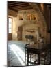 Medieval Kitchen, Chateau de Pierreclos, Burgundy, France-Lisa S. Engelbrecht-Mounted Photographic Print