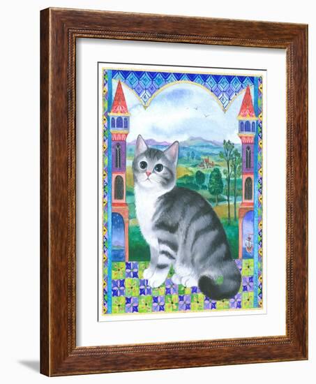 Medieval Kitten-Isabelle Brent-Framed Photographic Print
