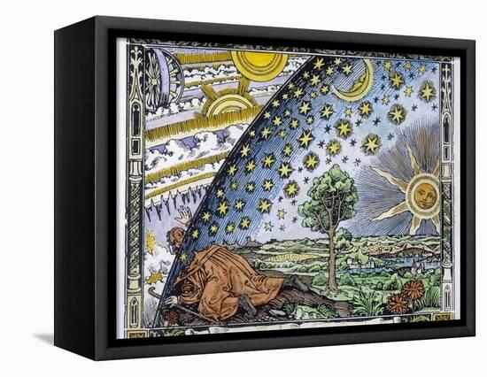 Medieval Missionary Finds a Place Where the Earth Touches Heaven-null-Framed Premier Image Canvas