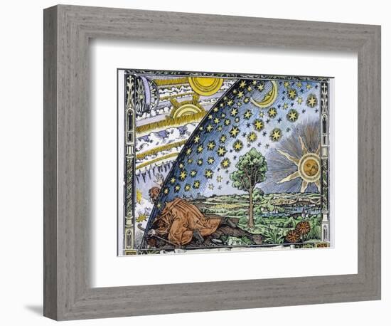 Medieval Missionary Finds a Place Where the Earth Touches Heaven-null-Framed Photographic Print