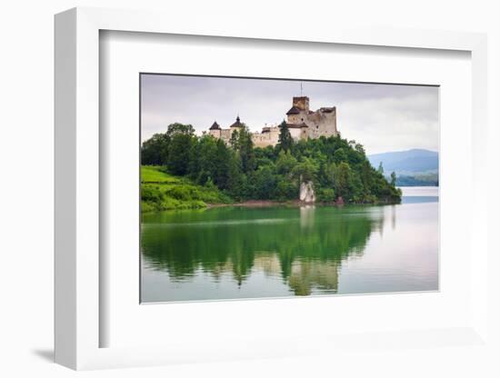 Medieval Niedzica Castle at Czorsztyn Lake in Poland-Patryk Kosmider-Framed Photographic Print