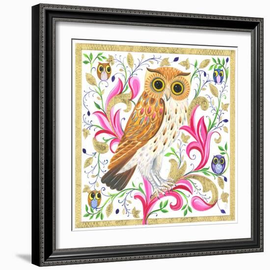 Medieval Owl-Isabelle Brent-Framed Photographic Print