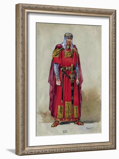 Medieval Prince. Costume Design-Léon Bakst-Framed Giclee Print