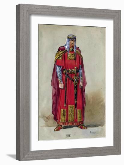 Medieval Prince. Costume Design-Léon Bakst-Framed Giclee Print