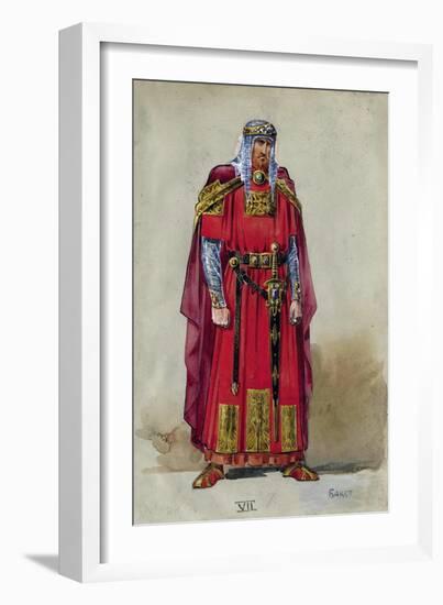 Medieval Prince. Costume Design-Léon Bakst-Framed Giclee Print