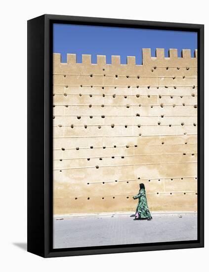 Medieval Ramparts of the Old City, Fes El Bali, Fes, Morocco, North Africa-Gavin Hellier-Framed Premier Image Canvas