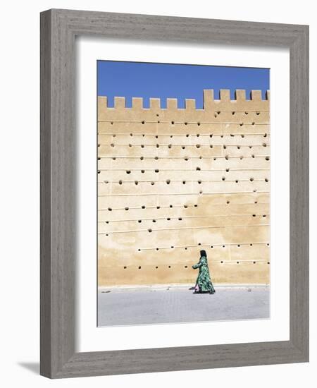 Medieval Ramparts of the Old City, Fes El Bali, Fes, Morocco, North Africa-Gavin Hellier-Framed Photographic Print