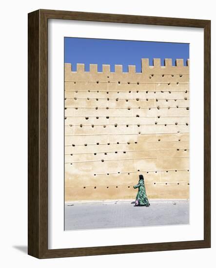 Medieval Ramparts of the Old City, Fes El Bali, Fes, Morocco, North Africa-Gavin Hellier-Framed Photographic Print