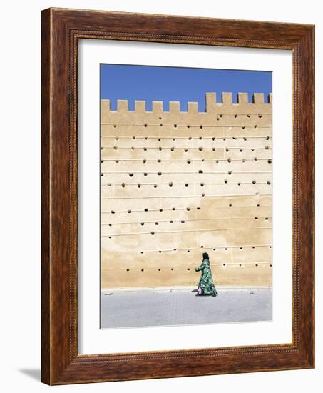 Medieval Ramparts of the Old City, Fes El Bali, Fes, Morocco, North Africa-Gavin Hellier-Framed Photographic Print