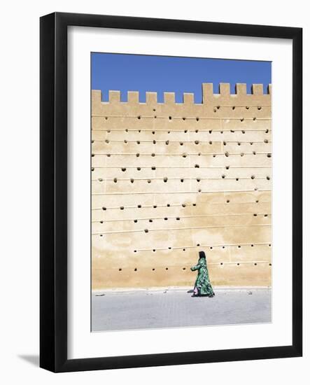 Medieval Ramparts of the Old City, Fes El Bali, Fes, Morocco, North Africa-Gavin Hellier-Framed Photographic Print