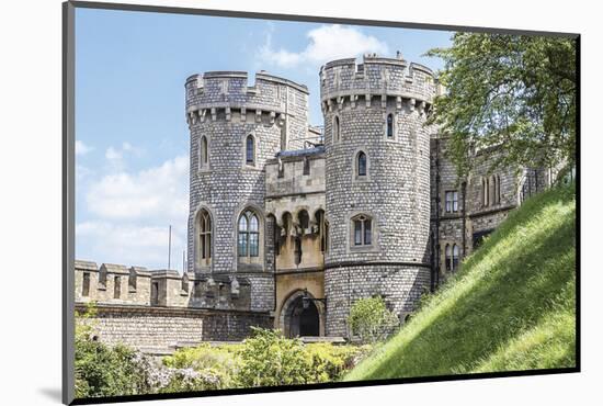 Medieval Royal Windsor Castle-null-Mounted Art Print