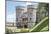 Medieval Royal Windsor Castle-null-Mounted Art Print