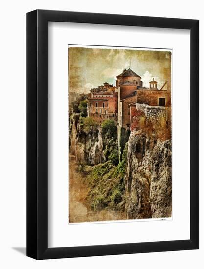 Medieval Spain Artistic Vintage Series - Cuenca-Maugli-l-Framed Photographic Print