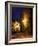 Medieval Street at Night, Radda, Chianti, Siena, Tuscany, Italy-Marilyn Parver-Framed Photographic Print