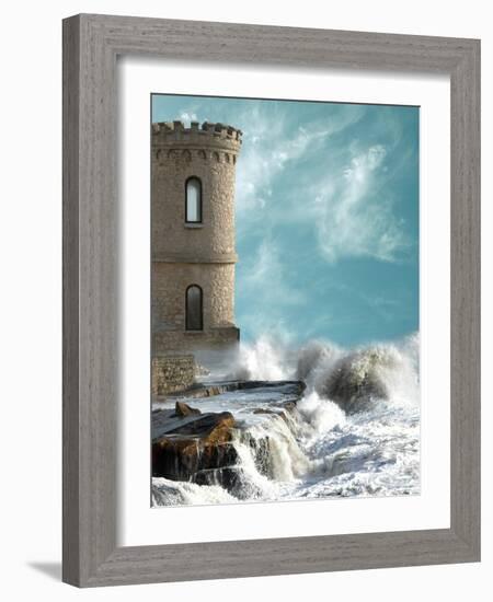 Medieval Tower-justdd-Framed Art Print