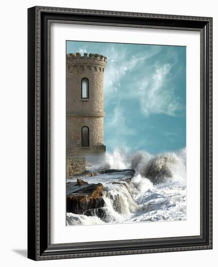 Medieval Tower-justdd-Framed Art Print