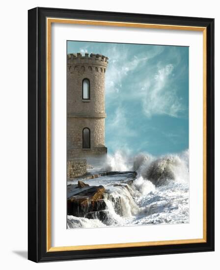 Medieval Tower-justdd-Framed Art Print