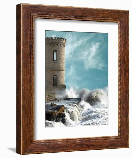 Medieval Tower-justdd-Framed Art Print