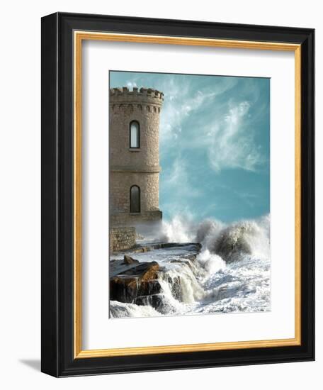 Medieval Tower-justdd-Framed Art Print