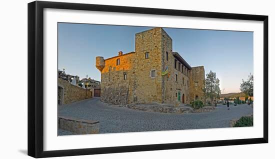 Medieval town of Pals in Costa Brava, Girona Province, Catalonia, Spain-null-Framed Photographic Print