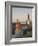 Medieval Town Walls and Spire of St. Olav's Church at Dusk, Tallinn, Estonia, Baltic States-Neale Clarke-Framed Photographic Print