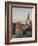 Medieval Town Walls and Spire of St. Olav's Church at Dusk, Tallinn, Estonia, Baltic States-Neale Clarke-Framed Photographic Print