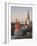 Medieval Town Walls and Spire of St. Olav's Church at Dusk, Tallinn, Estonia, Baltic States-Neale Clarke-Framed Photographic Print