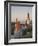 Medieval Town Walls and Spire of St. Olav's Church at Dusk, Tallinn, Estonia, Baltic States-Neale Clarke-Framed Photographic Print