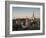 Medieval Town Walls and Spire of St. Olavs Church at Dusk, Tallinn, Estonia, Baltic States, Europe-Neale Clarke-Framed Photographic Print