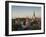 Medieval Town Walls and Spire of St. Olavs Church at Dusk, Tallinn, Estonia, Baltic States, Europe-Neale Clarke-Framed Photographic Print