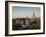 Medieval Town Walls and Spire of St. Olavs Church at Dusk, Tallinn, Estonia, Baltic States, Europe-Neale Clarke-Framed Photographic Print