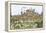 Medieval Walled City of Nuremberg, Germany, 1400s-null-Framed Premier Image Canvas