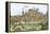 Medieval Walled City of Nuremberg, Germany, 1400s-null-Framed Premier Image Canvas