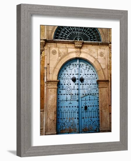 Medina Doorway, Tunis, Tunisia-Pershouse Craig-Framed Photographic Print