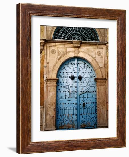 Medina Doorway, Tunis, Tunisia-Pershouse Craig-Framed Photographic Print