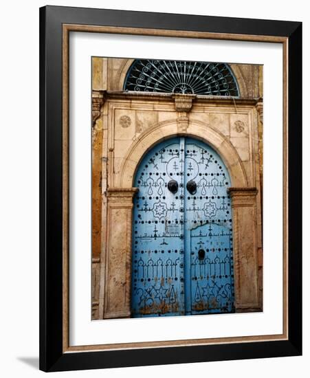 Medina Doorway, Tunis, Tunisia-Pershouse Craig-Framed Photographic Print