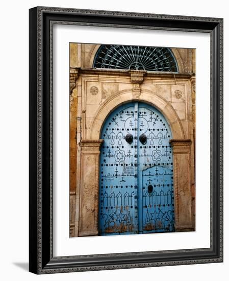 Medina Doorway, Tunis, Tunisia-Pershouse Craig-Framed Photographic Print