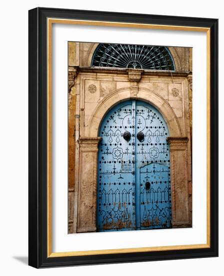 Medina Doorway, Tunis, Tunisia-Pershouse Craig-Framed Photographic Print