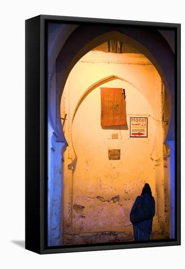 Medina, Fez, Morocco, North Africa, Africa-Neil-Framed Premier Image Canvas