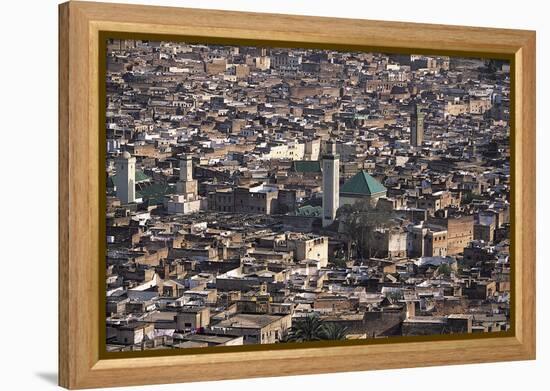 Medina, Fez, Morocco-Adam Woolfitt-Framed Premier Image Canvas