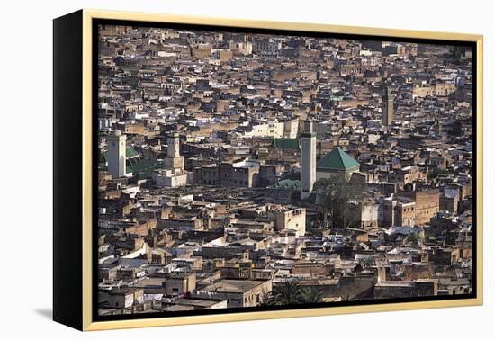 Medina, Fez, Morocco-Adam Woolfitt-Framed Premier Image Canvas