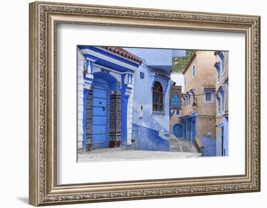 Medina, old town, Chefchaouen, Chaouen, Morocco-Ian Trower-Framed Photographic Print