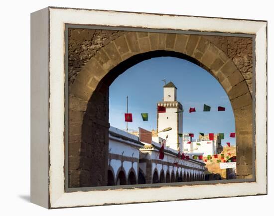 Medina Street Scene, Essaouira, Morocco, North Africa, Africa-Charles Bowman-Framed Premier Image Canvas