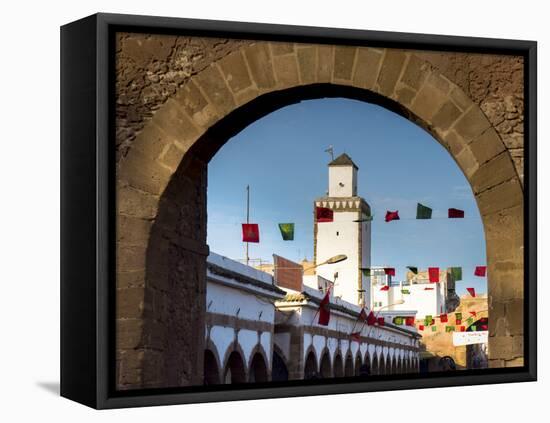 Medina Street Scene, Essaouira, Morocco, North Africa, Africa-Charles Bowman-Framed Premier Image Canvas